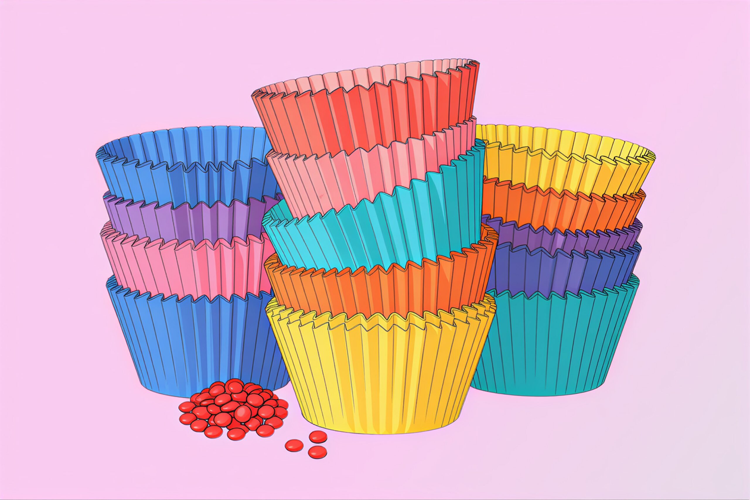 Clownys Clowny-Cupcakes: Die Vorbereitung