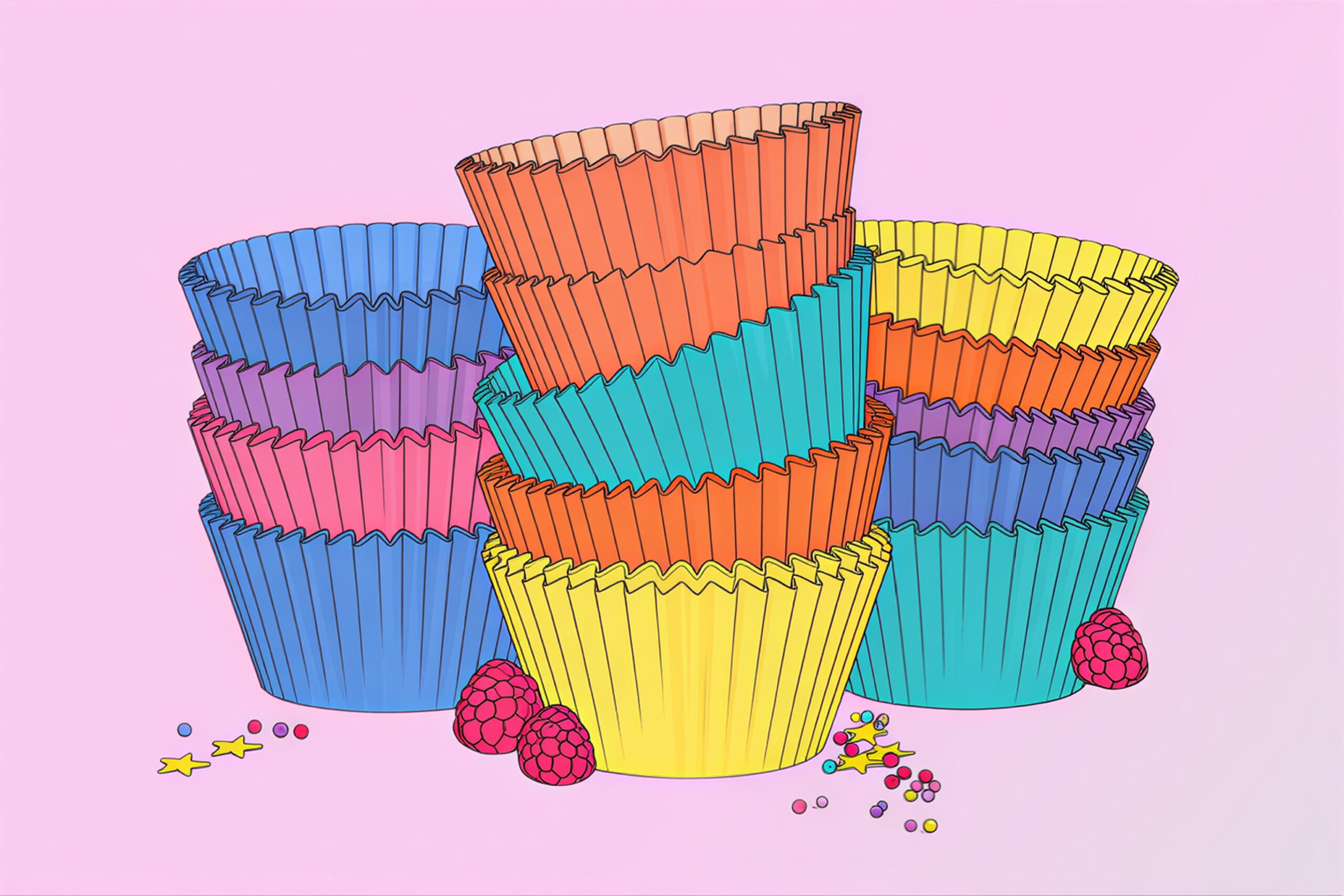 Glorys Einhorn-Törtchen: Die Vorbereitung