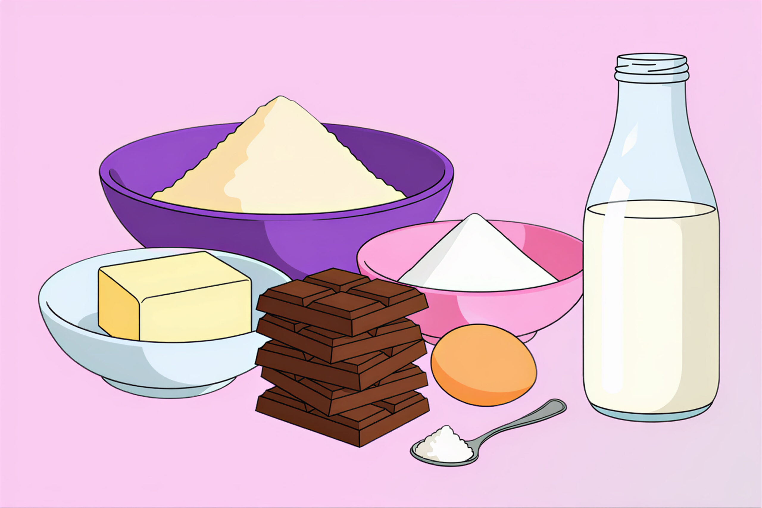 Mollys Regenbogen-Cupcakes: Der Teig