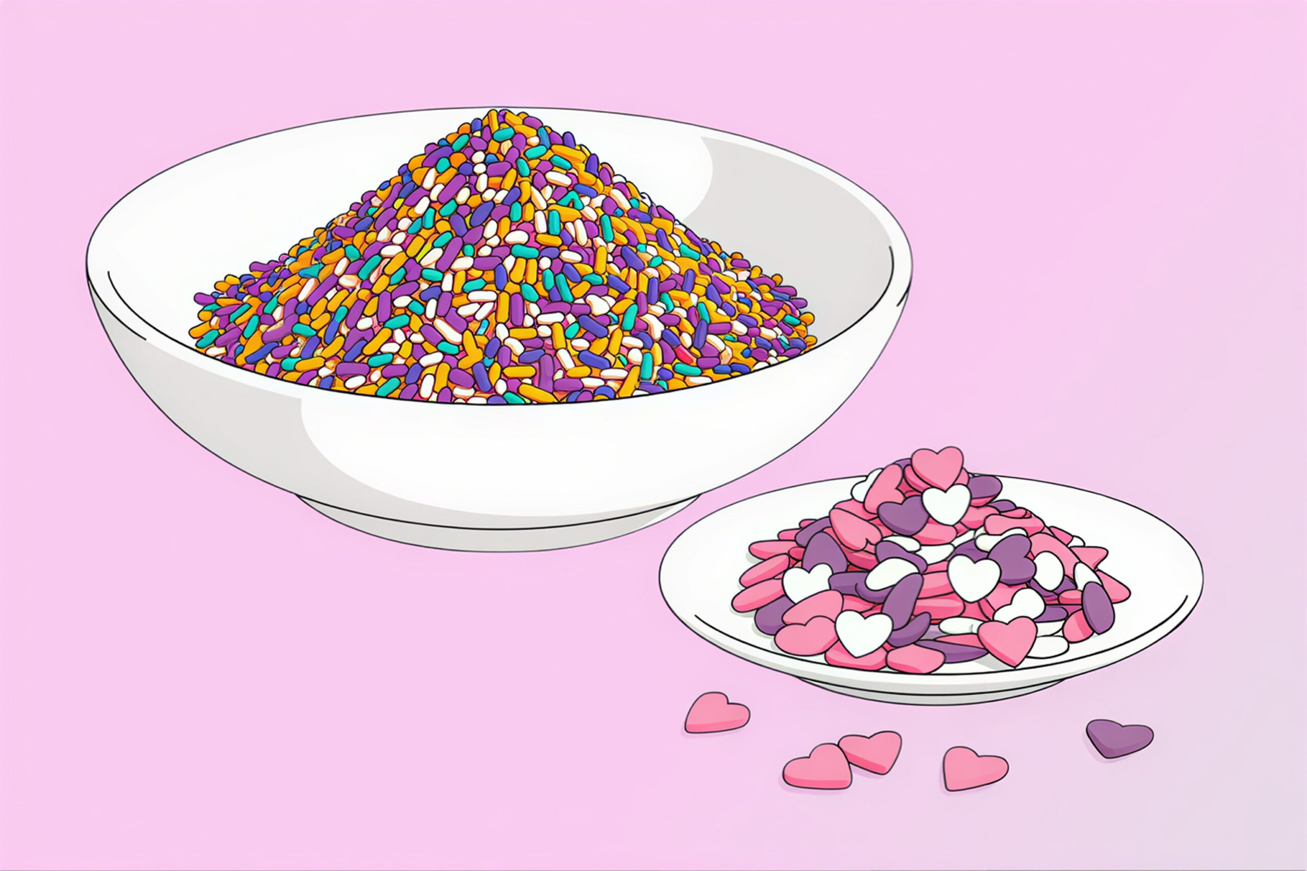 Mollys Regenbogen-Cupcakes: Die Verzierung